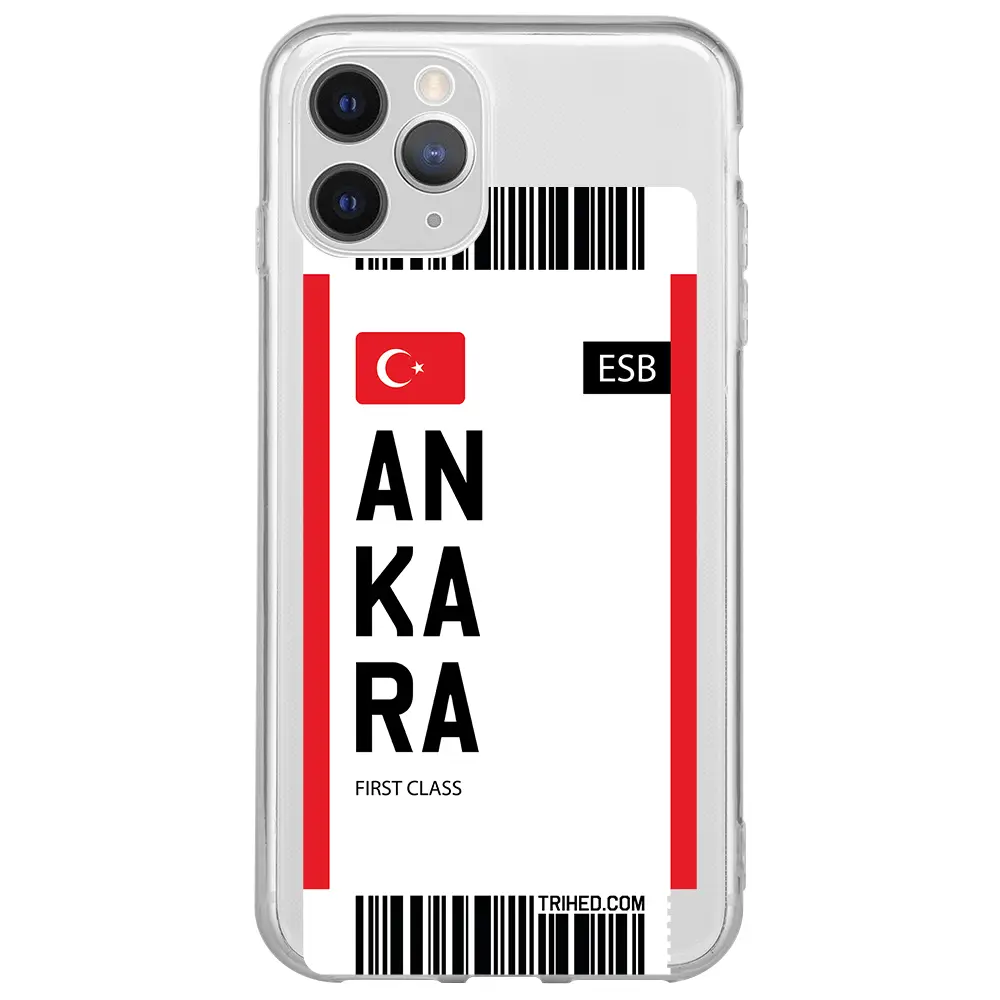 Apple iPhone 11 Pro Şeffaf Telefon Kılıfı - Ankara Bileti