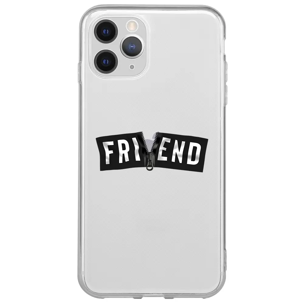 Apple iPhone 11 Pro Şeffaf Telefon Kılıfı - Friend