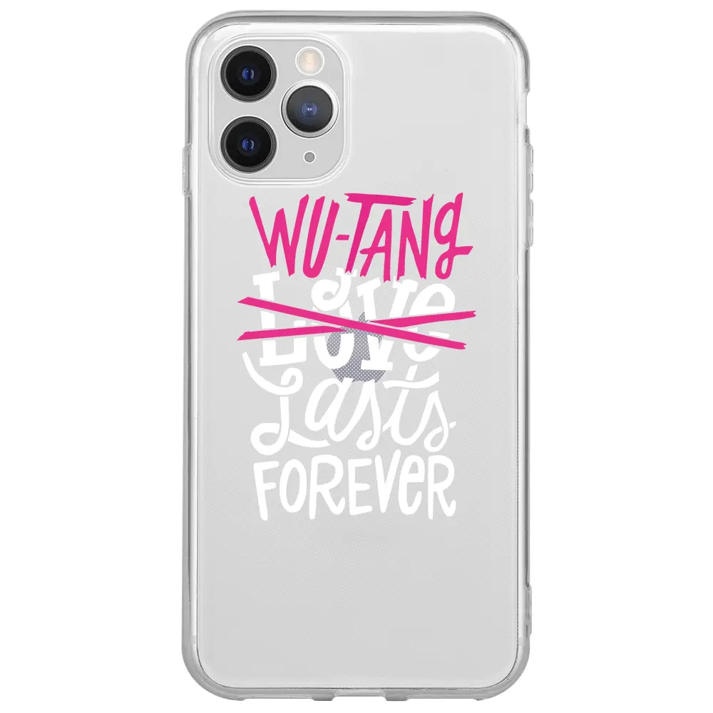 Apple iPhone 11 Pro Şeffaf Telefon Kılıfı - Wu-Tang
