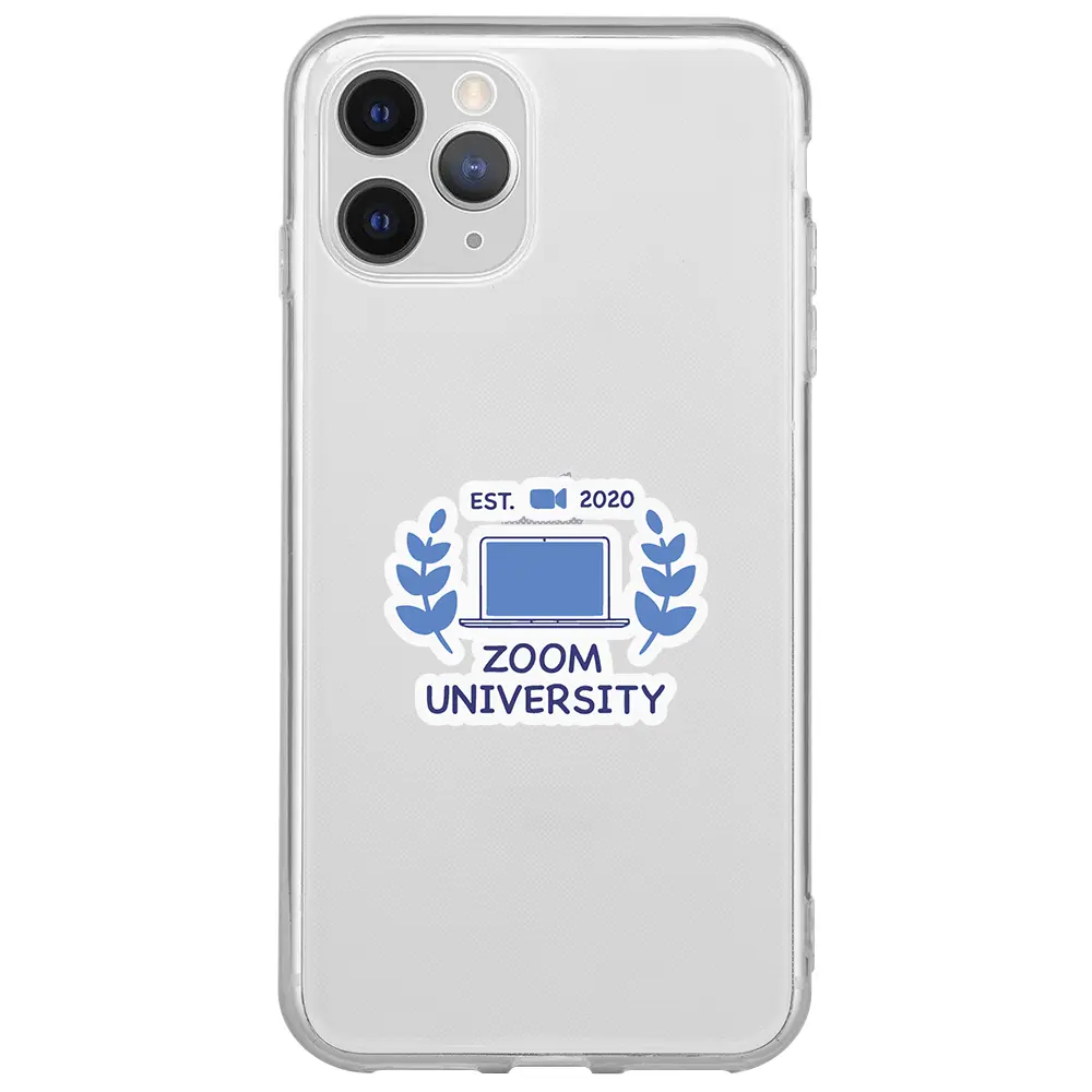 Apple iPhone 11 Pro Şeffaf Telefon Kılıfı - Zoom Üniversitesi
