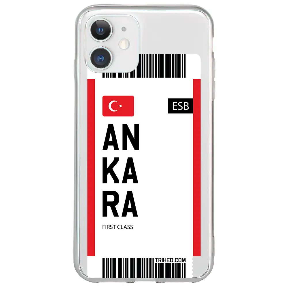 Apple iPhone 11 Şeffaf Telefon Kılıfı - Ankara Bileti