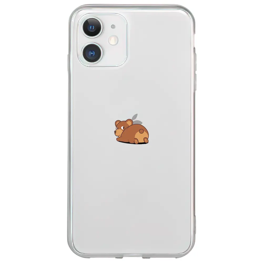 Apple iPhone 11 Şeffaf Telefon Kılıfı - Bear