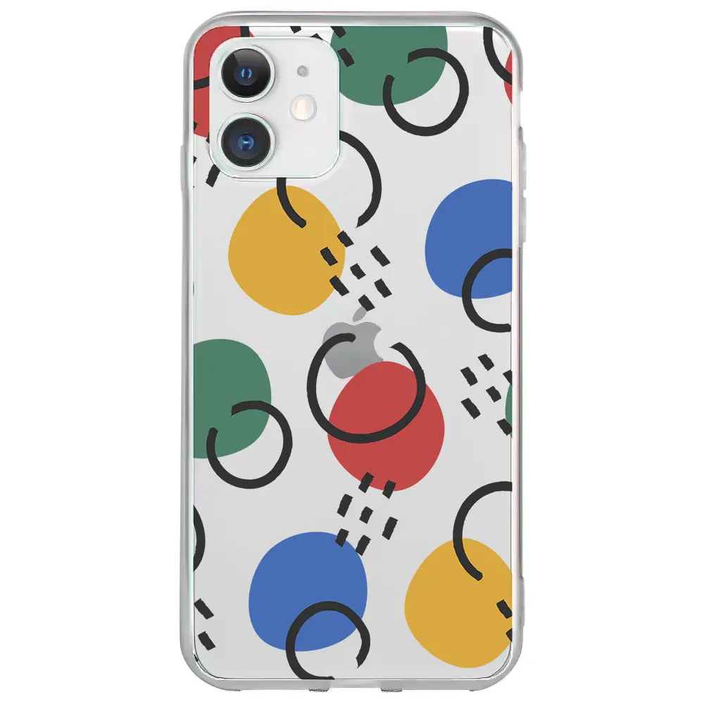 Apple iPhone 11 Şeffaf Telefon Kılıfı - Colorfull 3