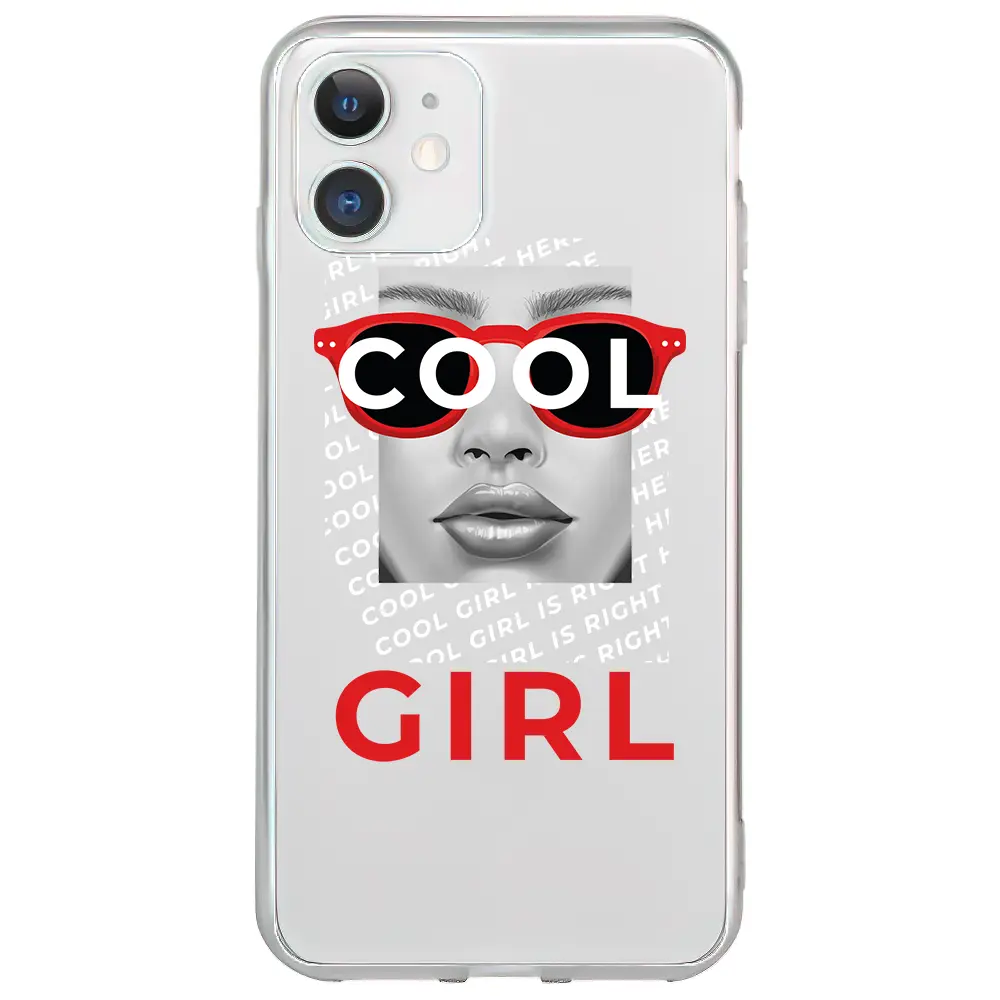 Apple iPhone 11 Şeffaf Telefon Kılıfı - Cool Girl
