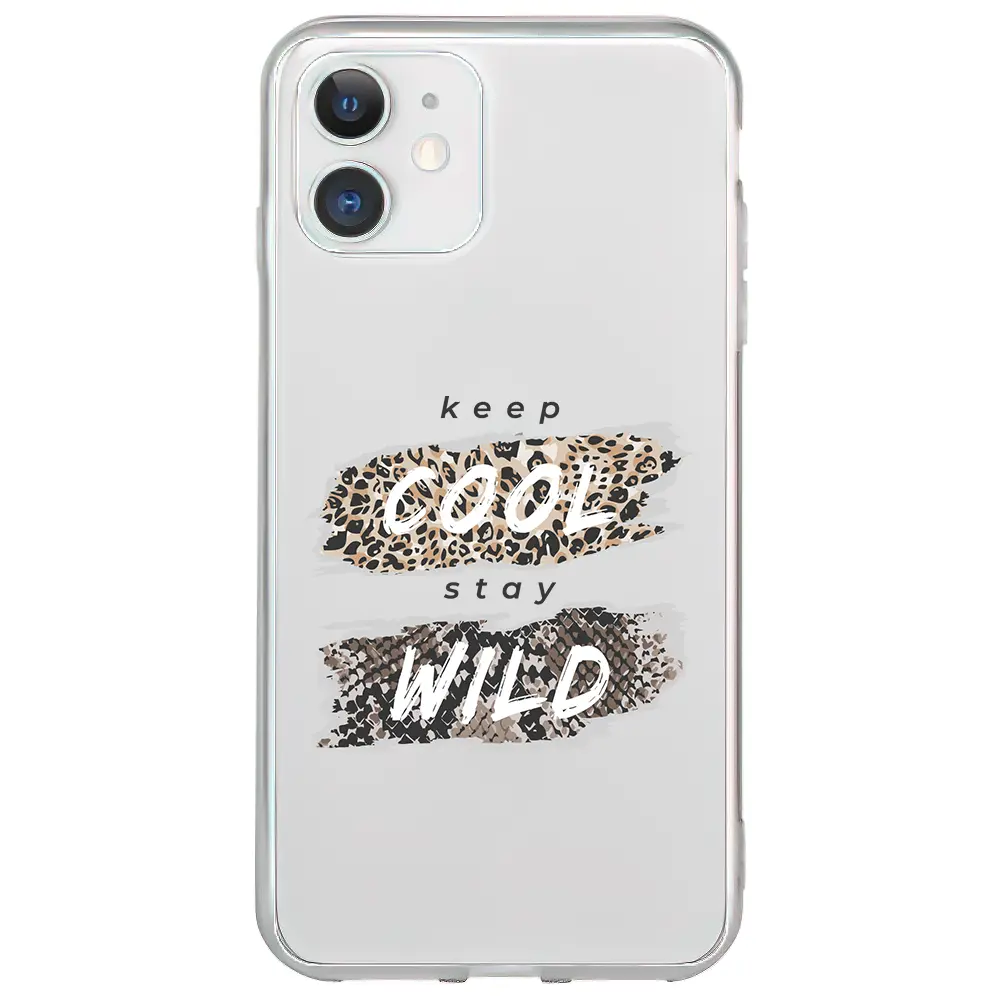 Apple iPhone 11 Şeffaf Telefon Kılıfı - Cool Wild