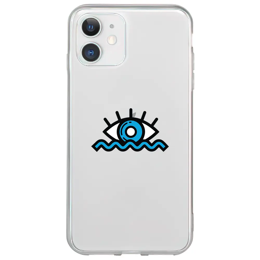 Apple iPhone 11 Şeffaf Telefon Kılıfı - Denizci Gözü