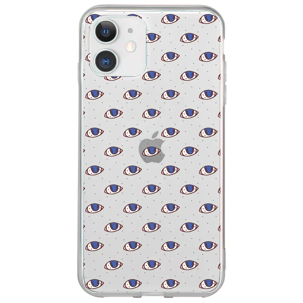 Apple iPhone 11 Şeffaf Telefon Kılıfı - Eyes On You