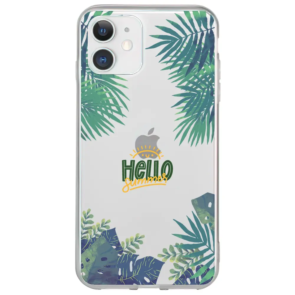 Apple iPhone 11 Şeffaf Telefon Kılıfı - Hello Summer