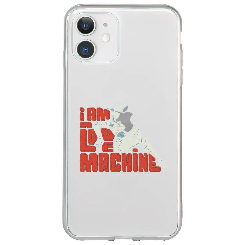 Apple iPhone 11 Şeffaf Telefon Kılıfı - Love Machine