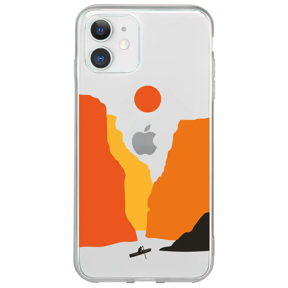 Apple iPhone 11 Şeffaf Telefon Kılıfı - Manzara 3