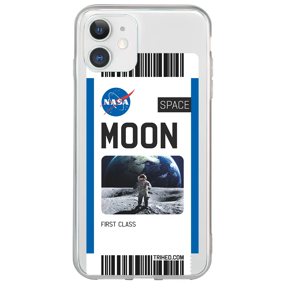 Apple iPhone 11 Şeffaf Telefon Kılıfı - Moon Bileti