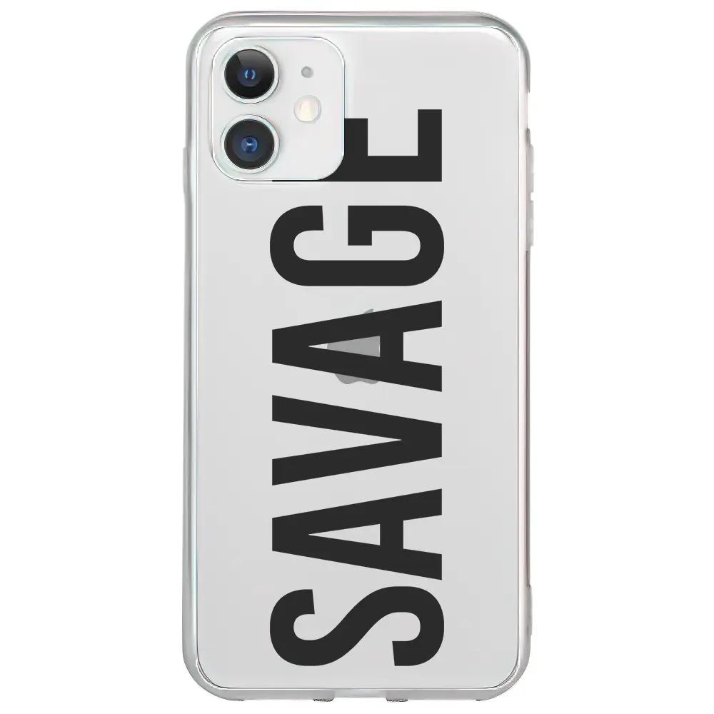 Apple iPhone 11 Şeffaf Telefon Kılıfı - Savage