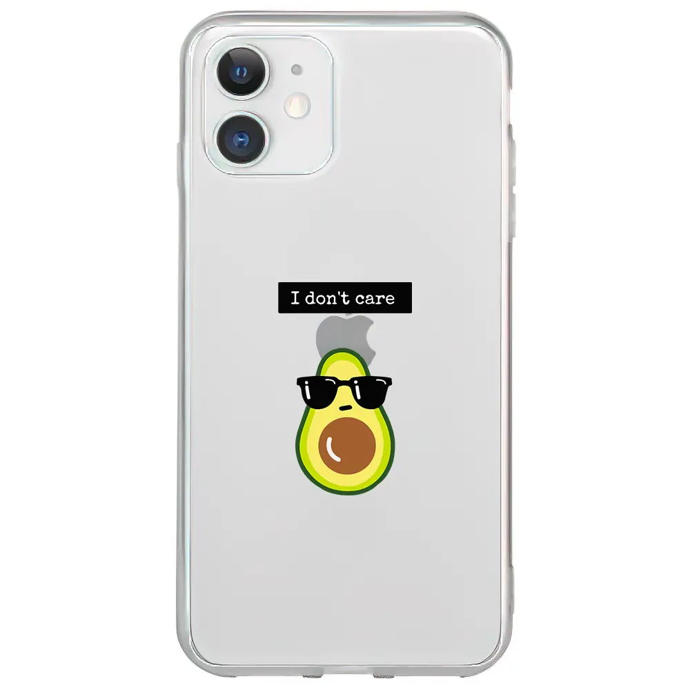 Apple iPhone 11 Şeffaf Telefon Kılıfı - Thug Avokado