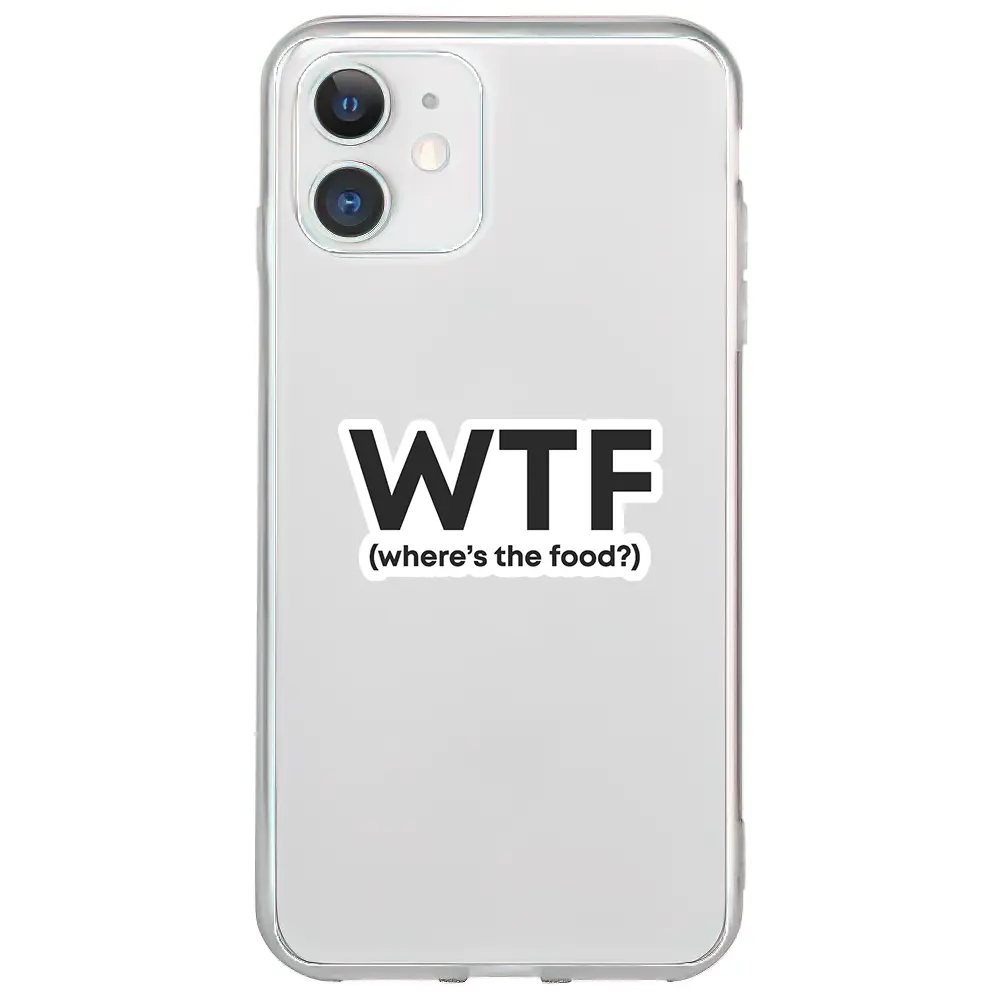 Apple iPhone 11 Şeffaf Telefon Kılıfı - WTF