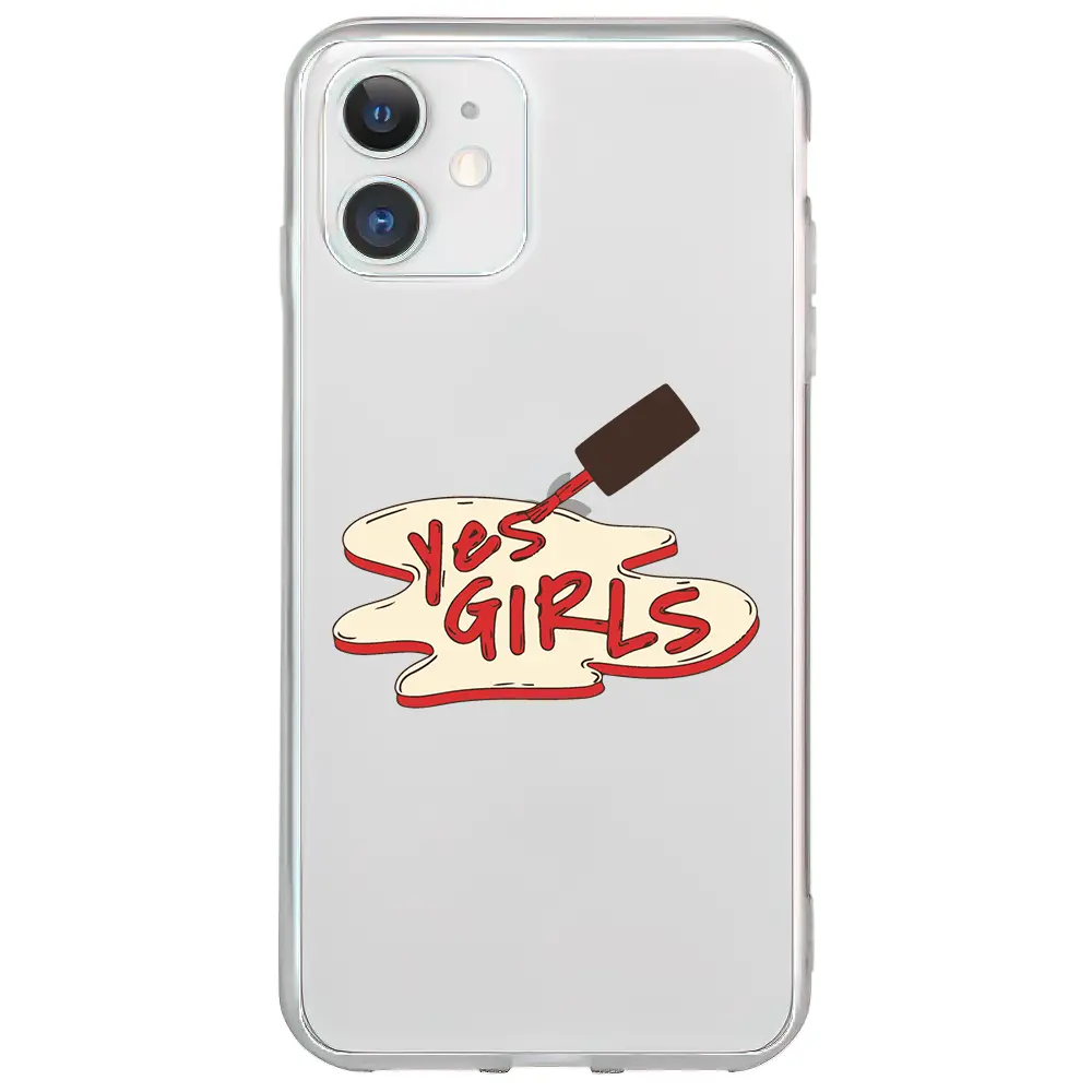 Apple iPhone 11 Şeffaf Telefon Kılıfı - Yes Girls
