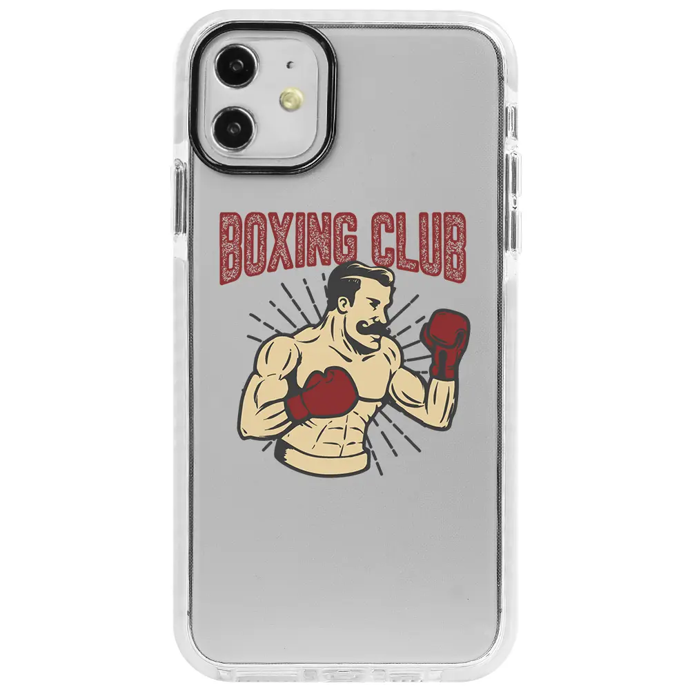 Apple iPhone 12 Beyaz Impact Premium Telefon Kılıfı - Boxing Club