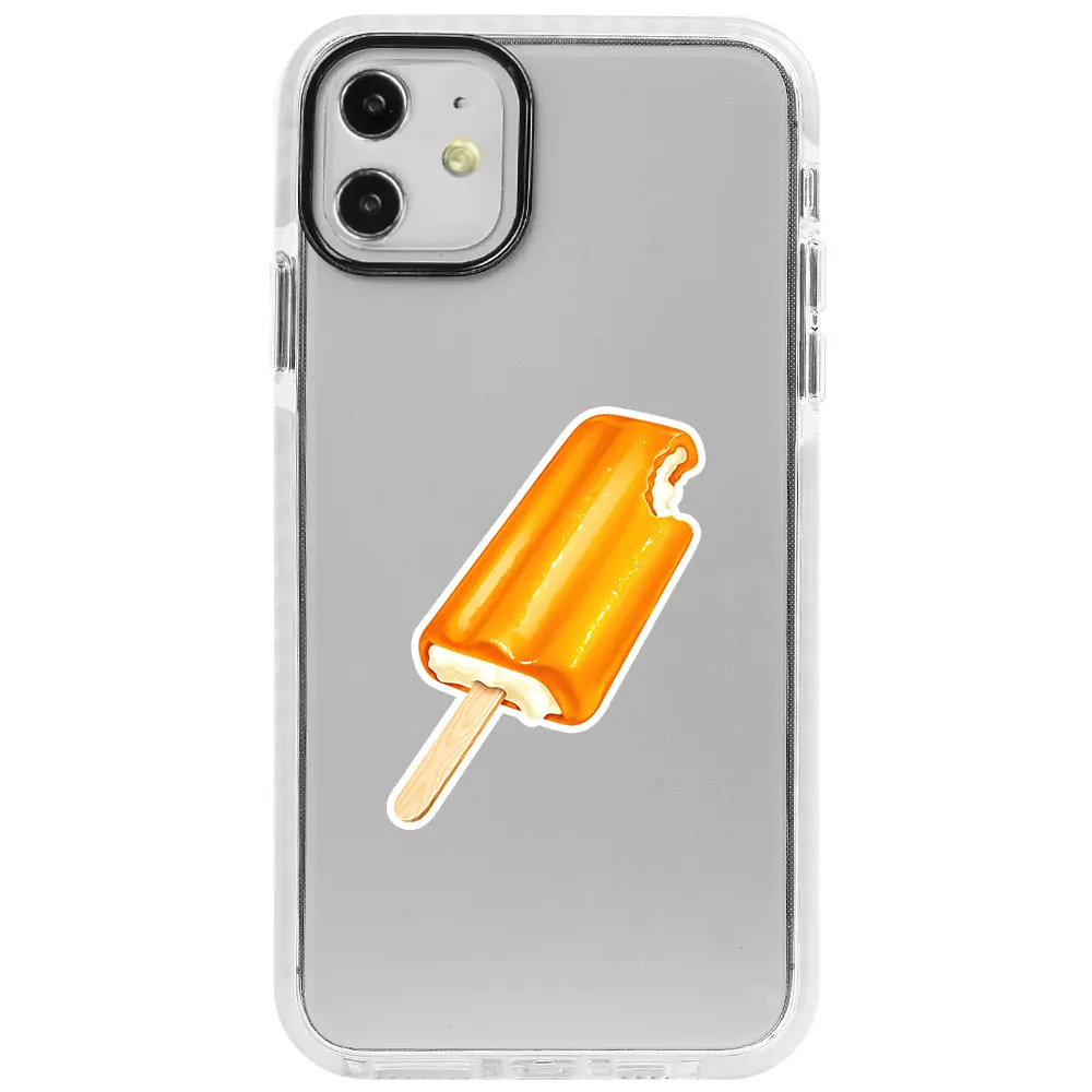 Apple iPhone 12 Mini Beyaz Impact Premium Telefon Kılıfı - Dondurma