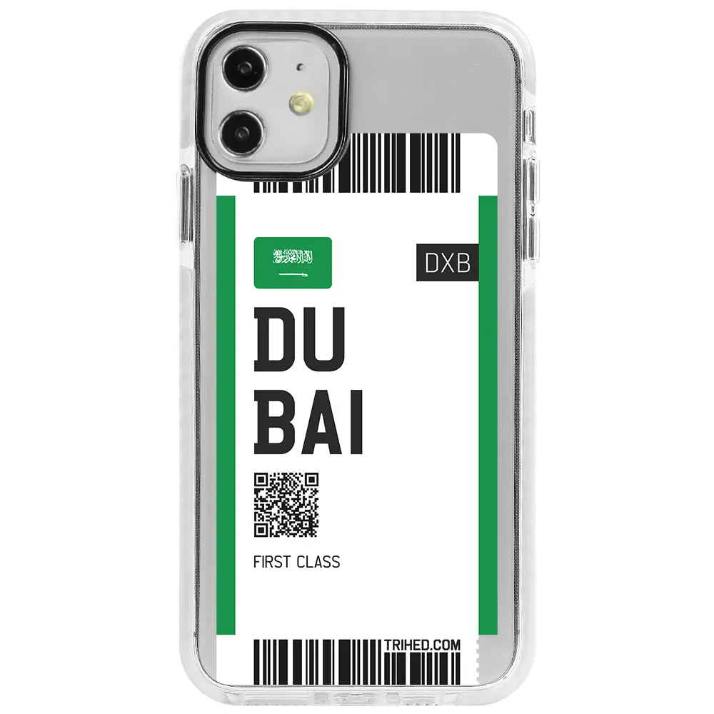 Apple iPhone 12 Mini Beyaz Impact Premium Telefon Kılıfı - Dubai Bileti