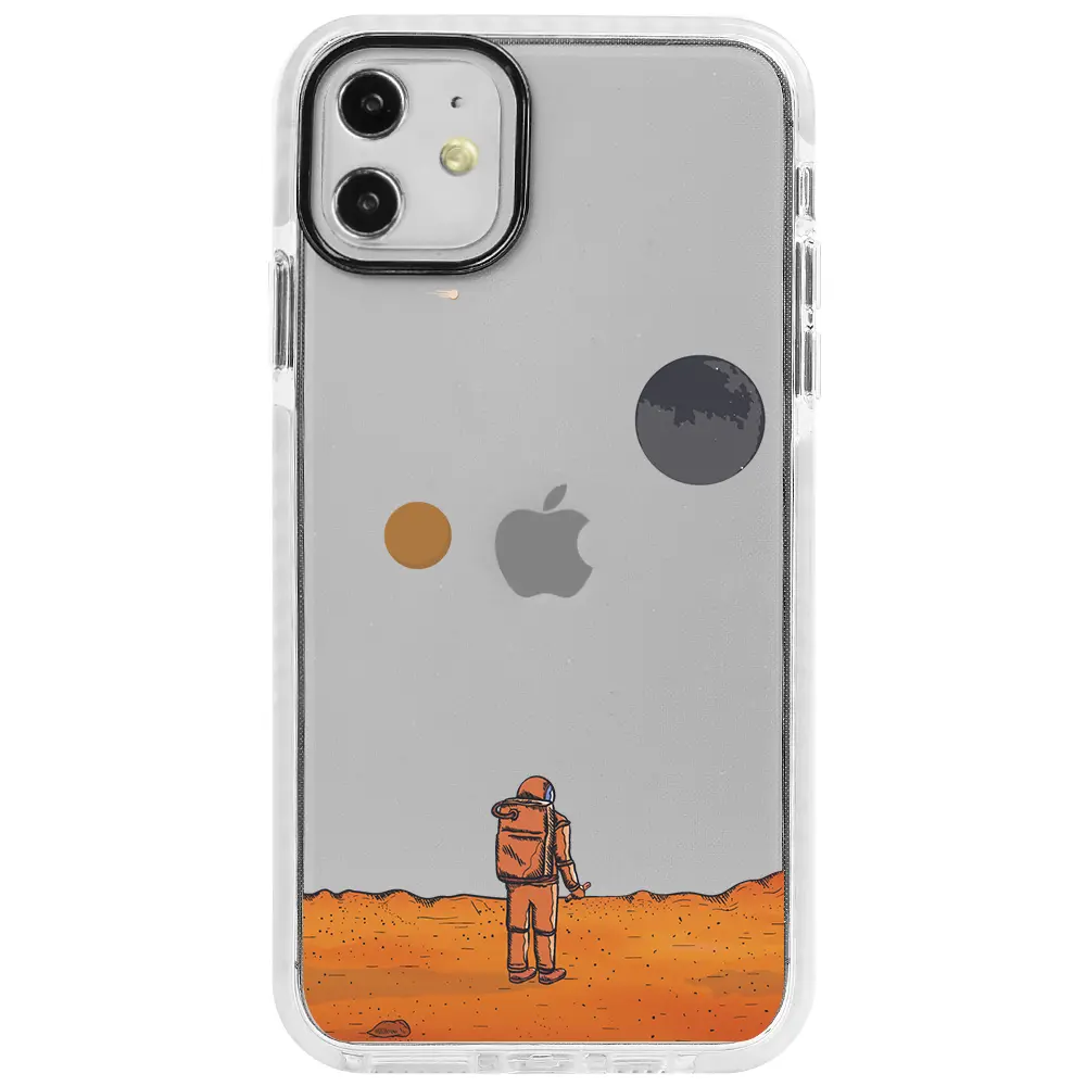 Apple iPhone 12 Mini Beyaz Impact Premium Telefon Kılıfı - Mars