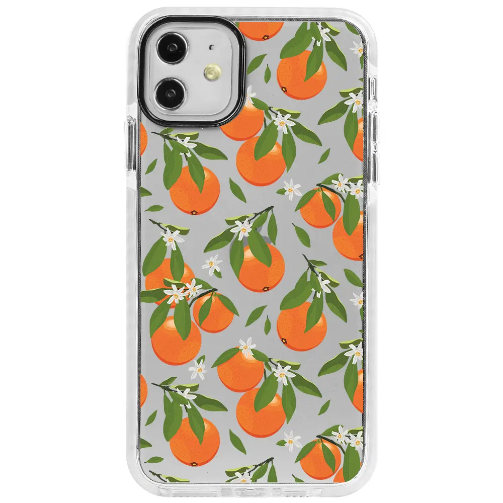 Apple iPhone 12 Mini Beyaz Impact Premium Telefon Kılıfı - Portakal Bahçesi