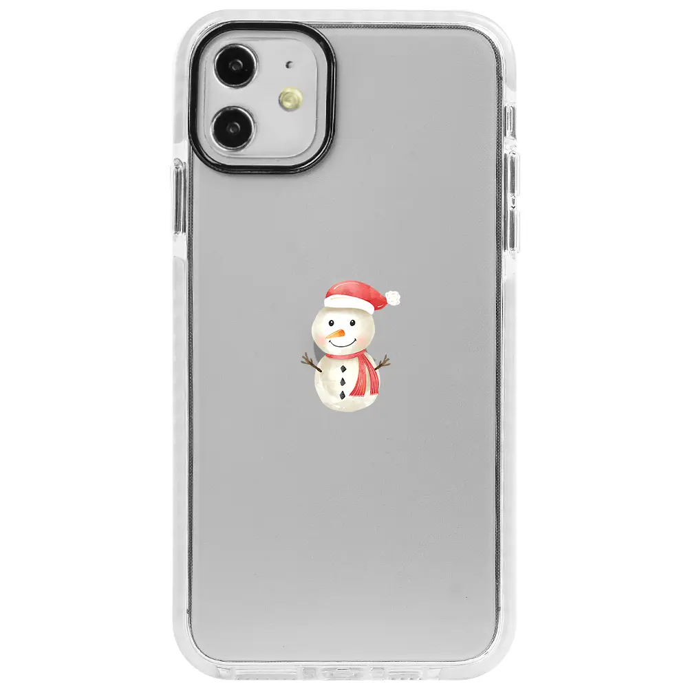Apple iPhone 12 Mini Beyaz Impact Premium Telefon Kılıfı - Snowman