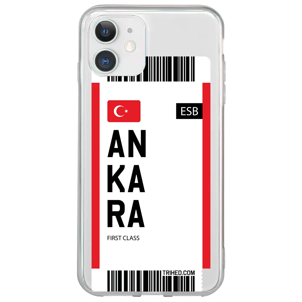 Apple iPhone 12 Mini Şeffaf Telefon Kılıfı - Ankara Bileti