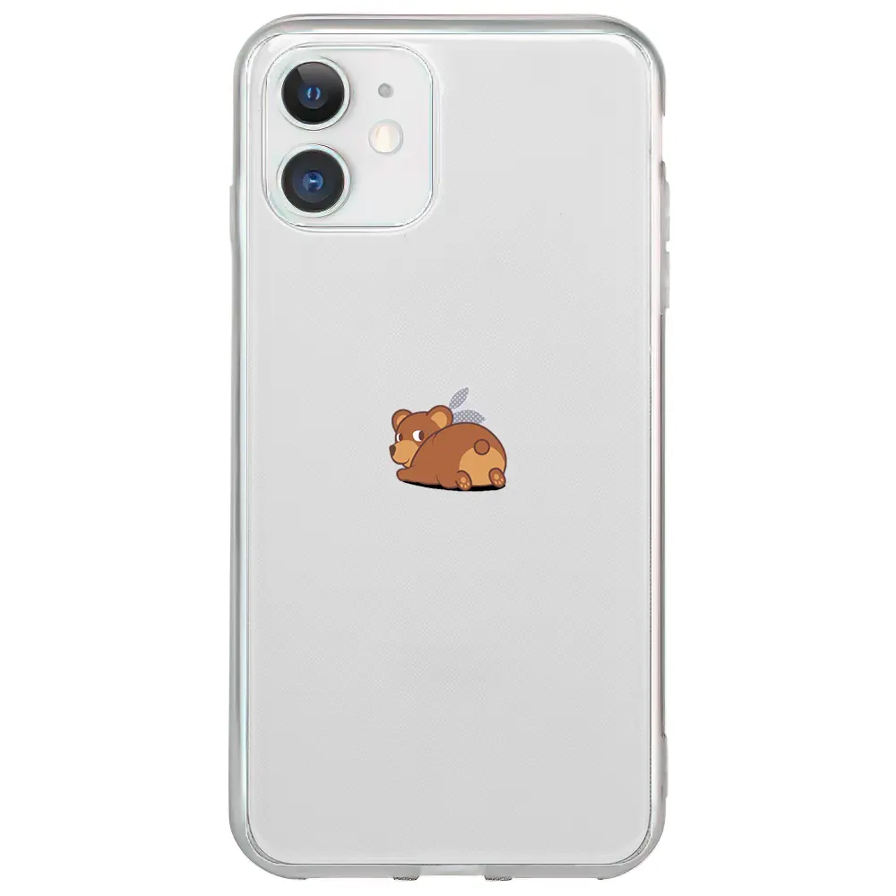 Apple iPhone 12 Mini Şeffaf Telefon Kılıfı - Bear