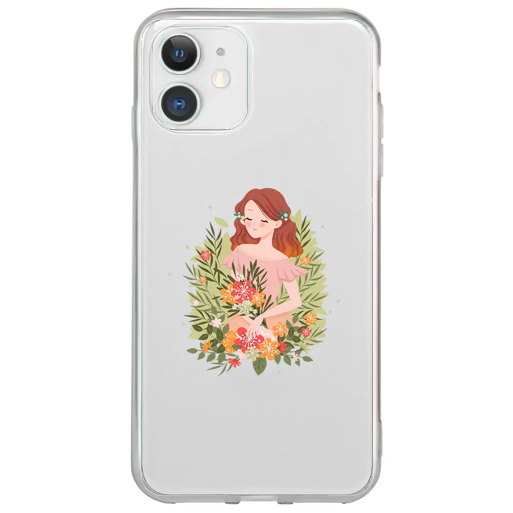Apple iPhone 12 Mini Şeffaf Telefon Kılıfı - Bloom and Feel