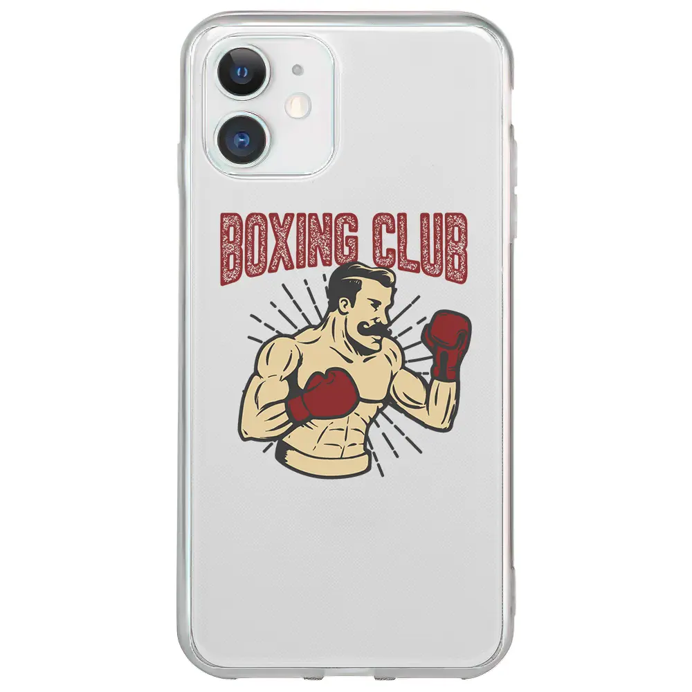 Apple iPhone 12 Mini Şeffaf Telefon Kılıfı - Boxing Club