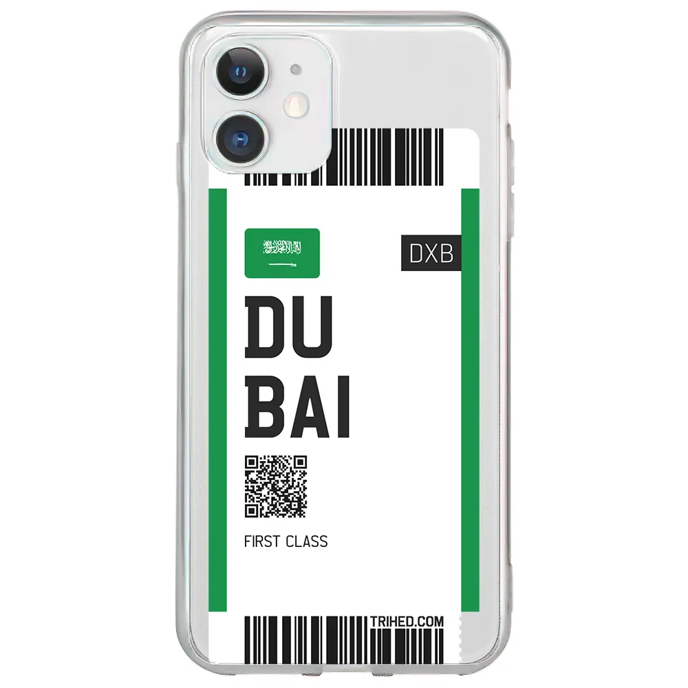Apple iPhone 12 Mini Şeffaf Telefon Kılıfı - Dubai Bileti