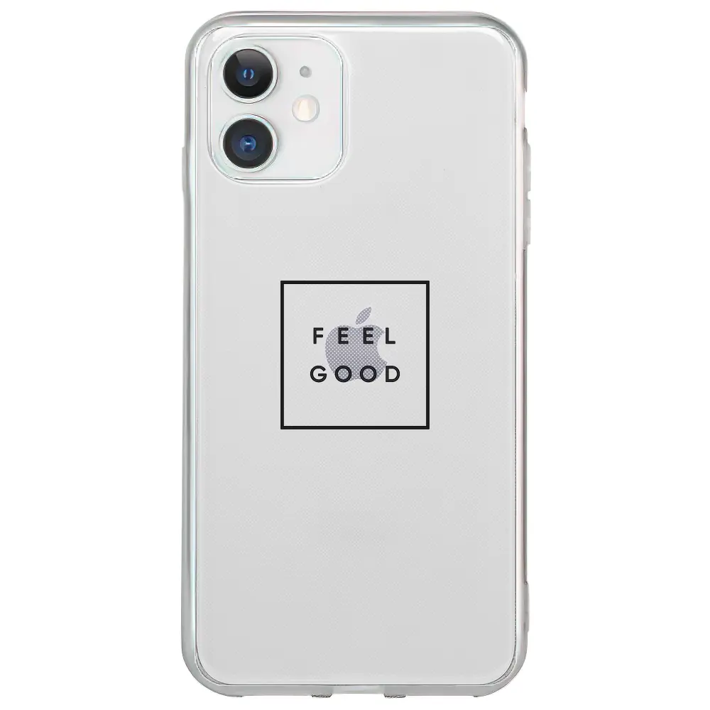 Apple iPhone 12 Mini Şeffaf Telefon Kılıfı - Feel Good