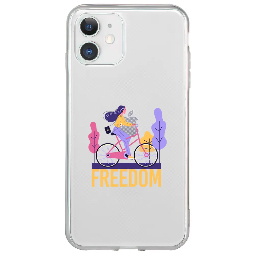 Apple iPhone 12 Mini Şeffaf Telefon Kılıfı - Freedom