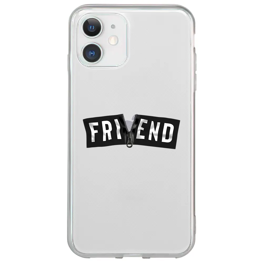 Apple iPhone 12 Mini Şeffaf Telefon Kılıfı - Friend