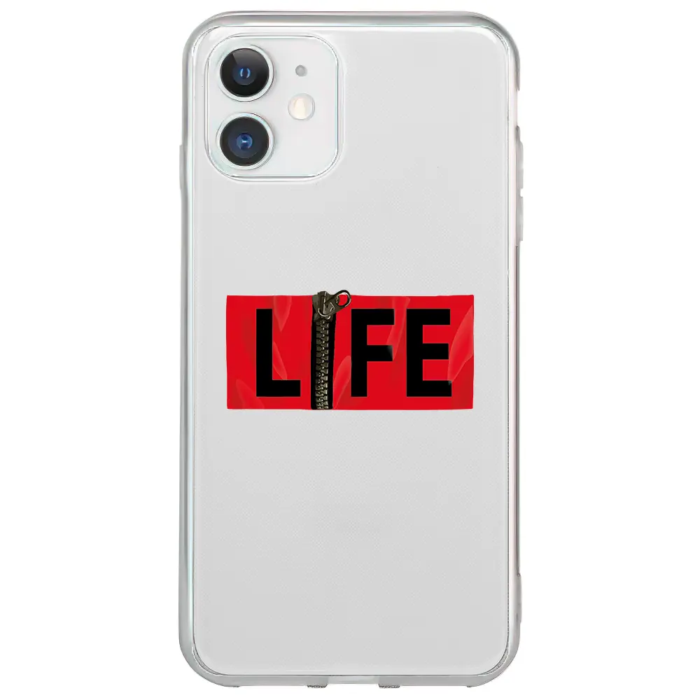 Apple iPhone 12 Mini Şeffaf Telefon Kılıfı - Life