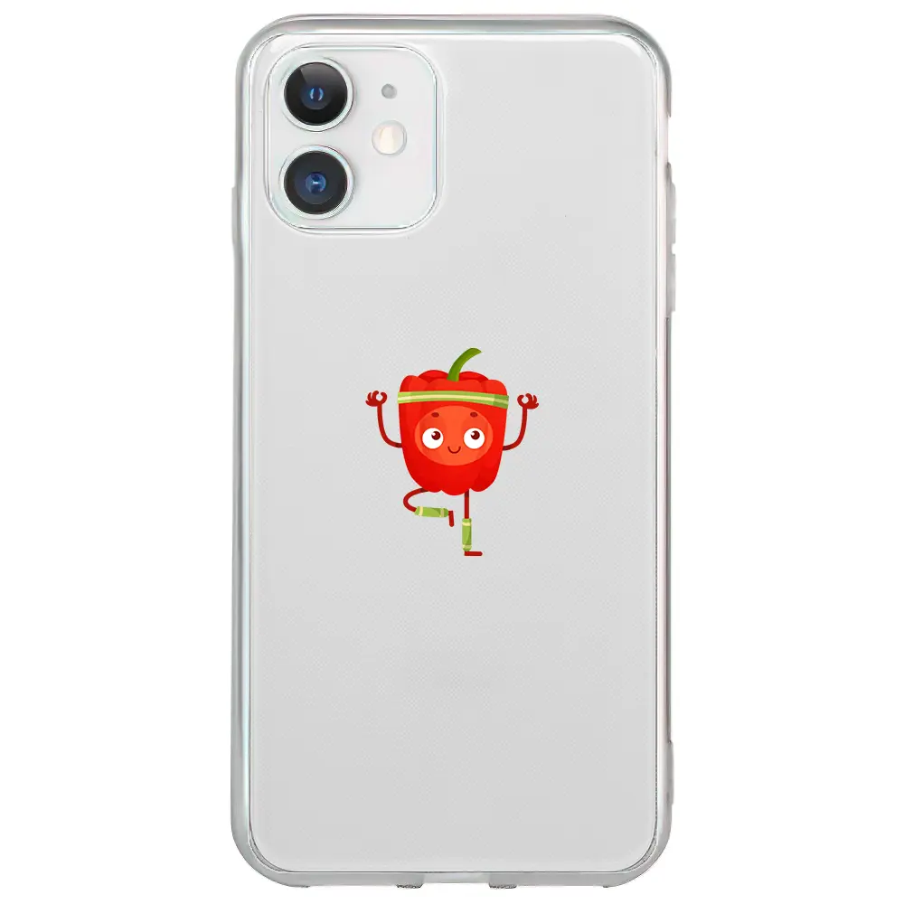 Apple iPhone 12 Mini Şeffaf Telefon Kılıfı - Mr. Pepper