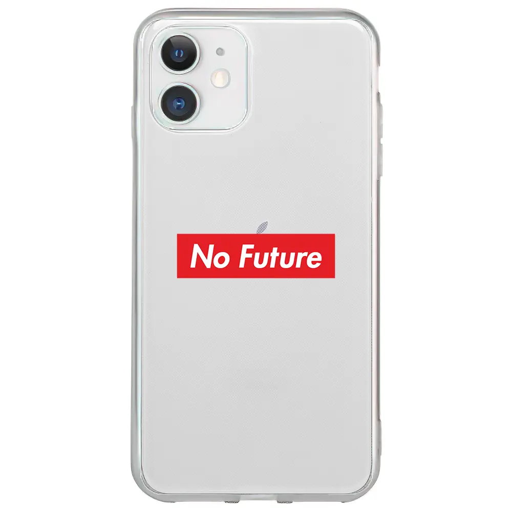 Apple iPhone 12 Mini Şeffaf Telefon Kılıfı - No Future
