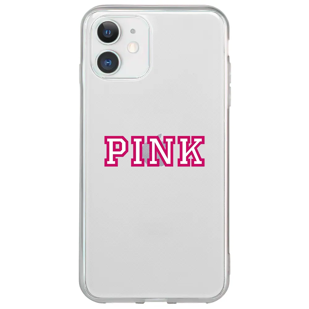 Apple iPhone 12 Mini Şeffaf Telefon Kılıfı - Pink