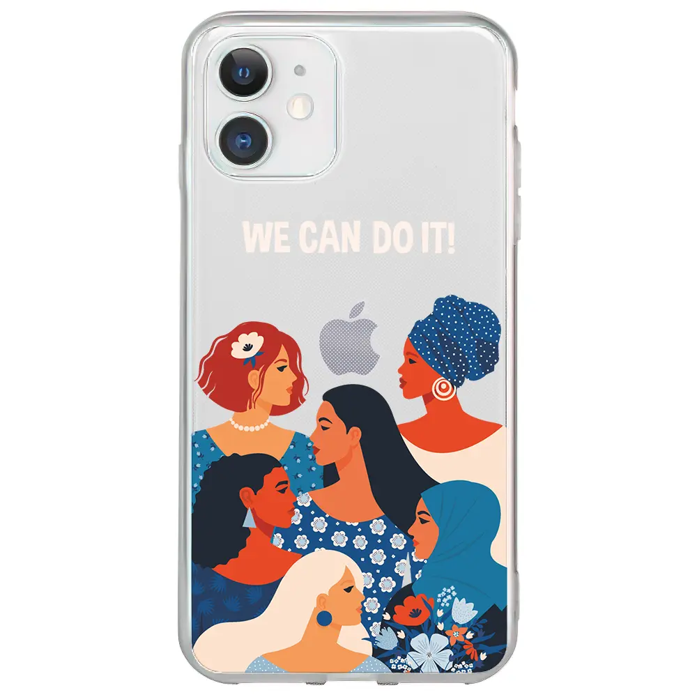 Apple iPhone 12 Mini Şeffaf Telefon Kılıfı - We Can Do It! 2