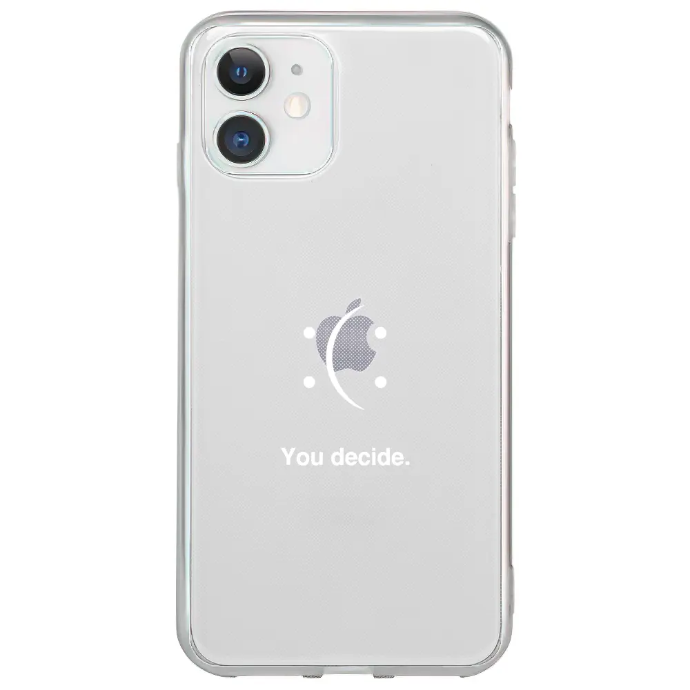 Apple iPhone 12 Mini Şeffaf Telefon Kılıfı - You Decide