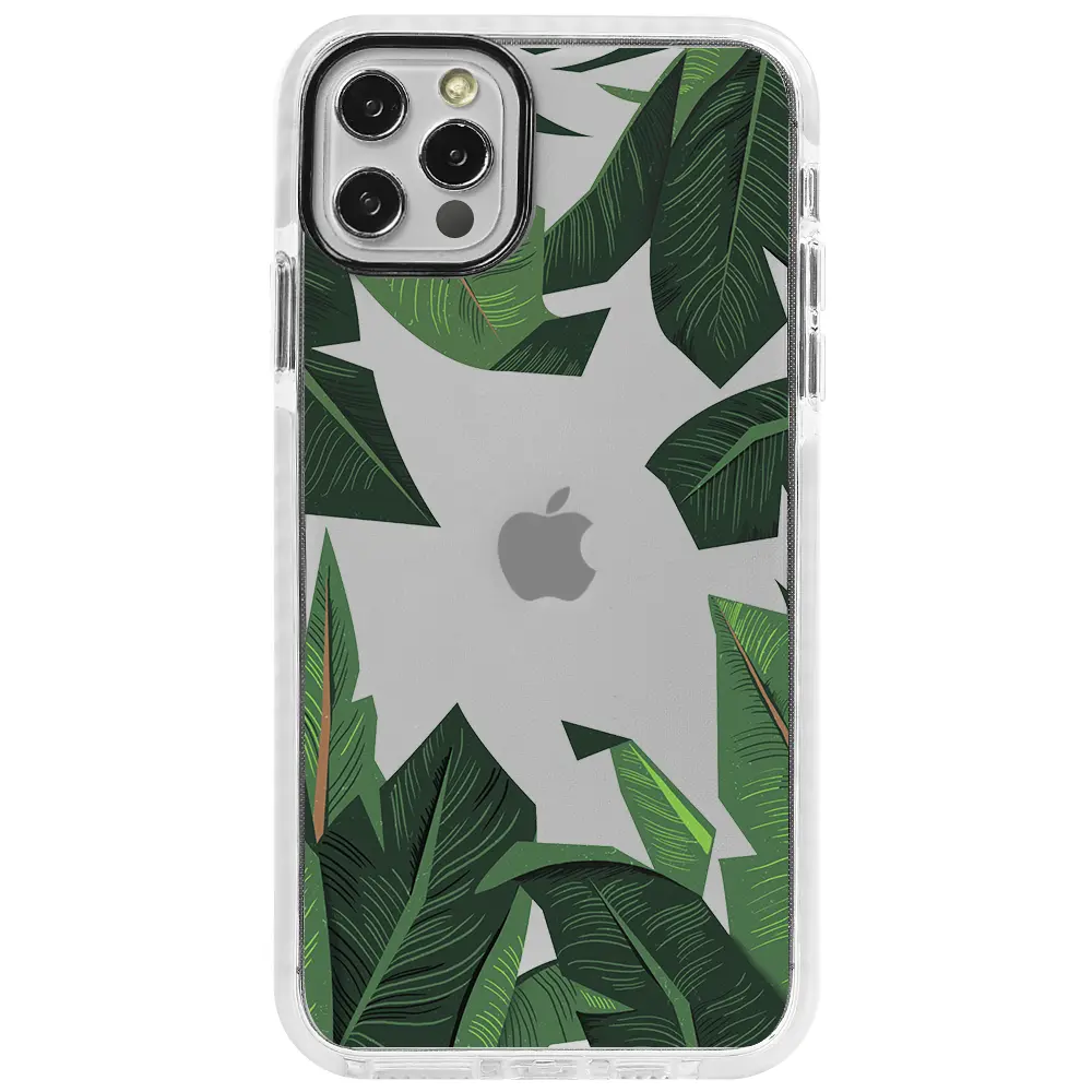 Apple iPhone 12 Pro Beyaz Impact Premium Telefon Kılıfı - In the Leafs