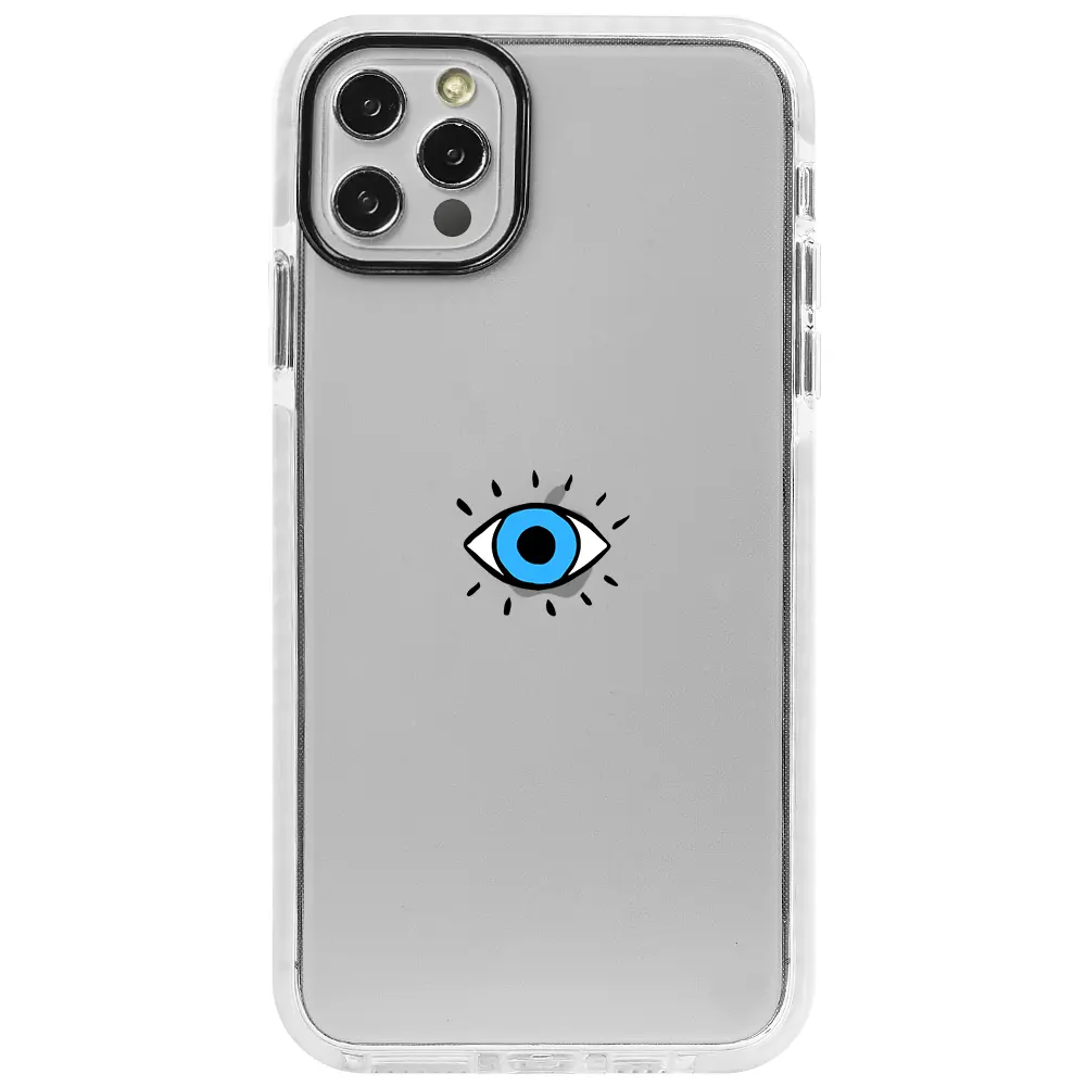Apple iPhone 12 Pro Beyaz Impact Premium Telefon Kılıfı - One Eye