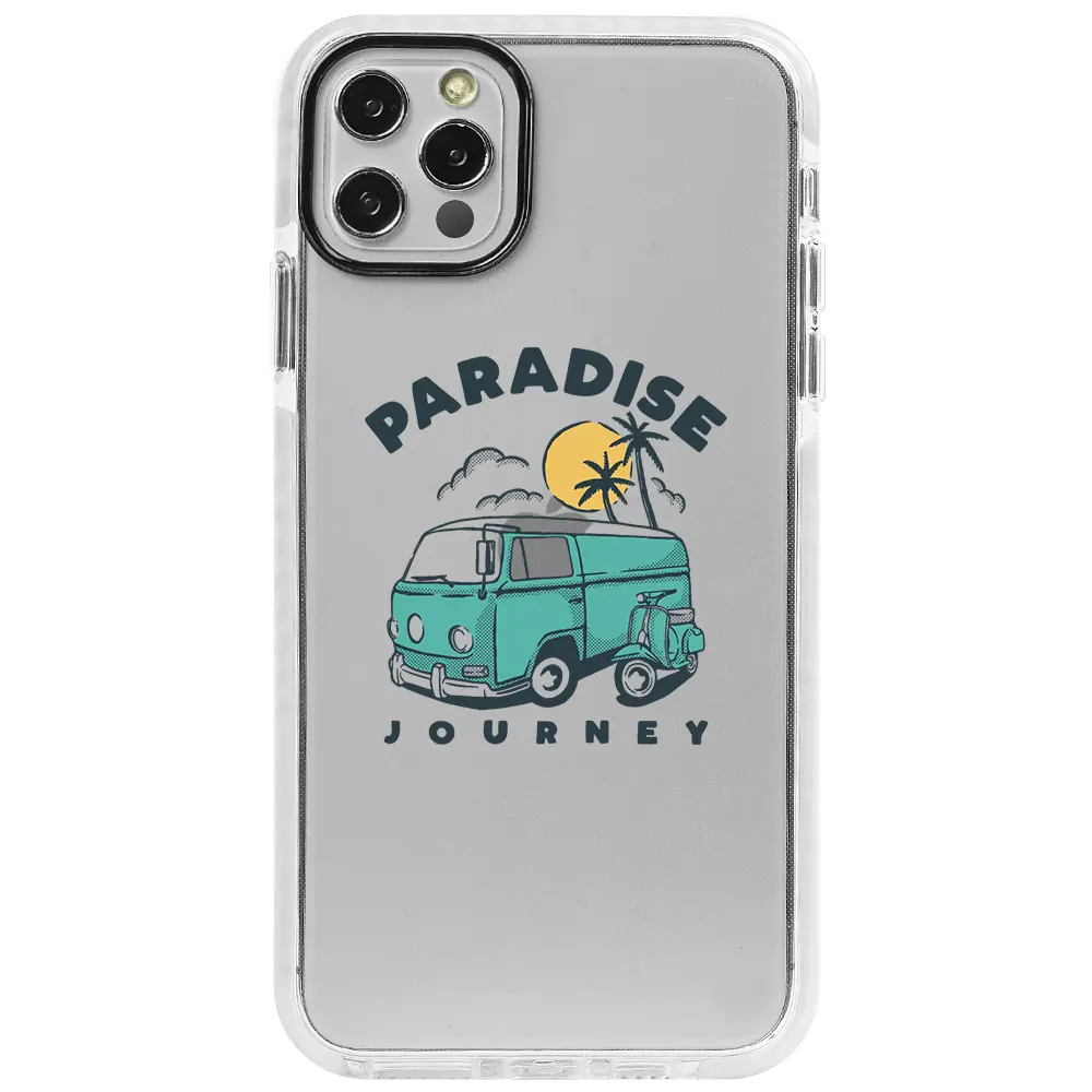 Apple iPhone 12 Pro Beyaz Impact Premium Telefon Kılıfı - Paradise