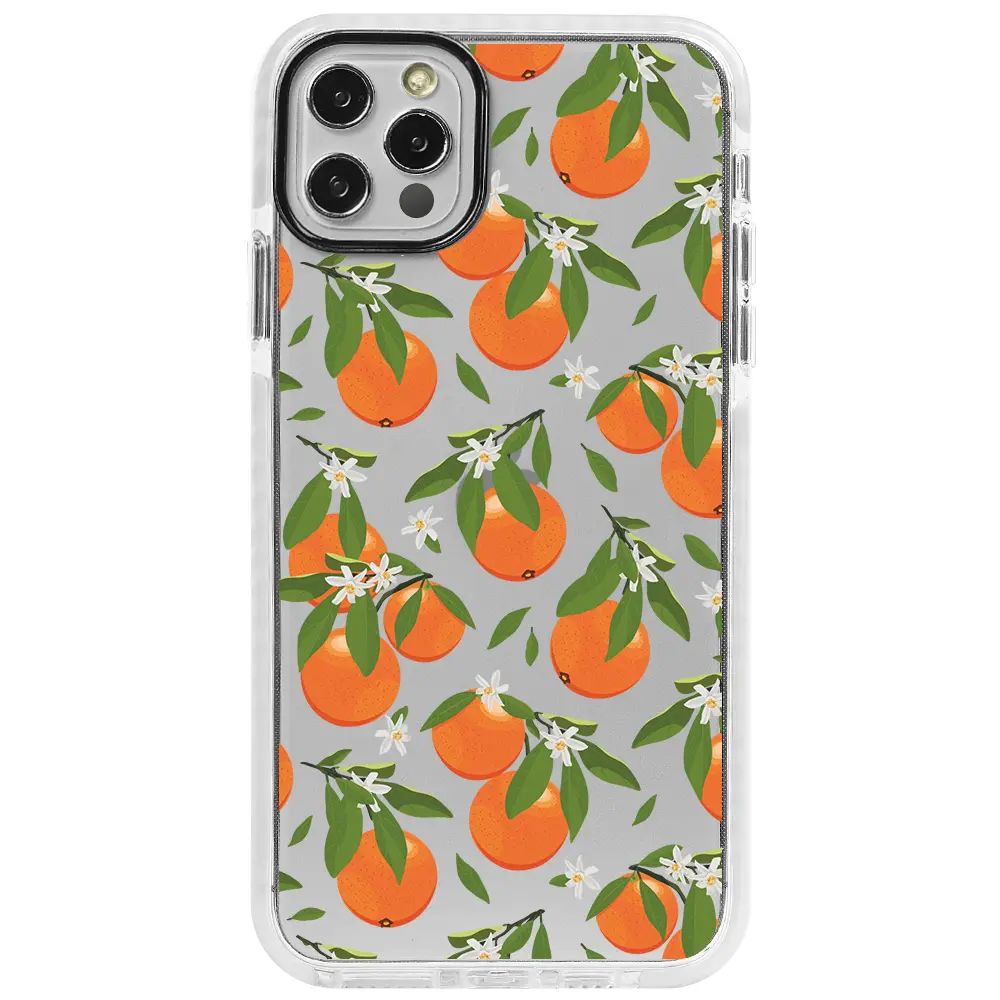 Apple iPhone 12 Pro Beyaz Impact Premium Telefon Kılıfı - Portakal Bahçesi