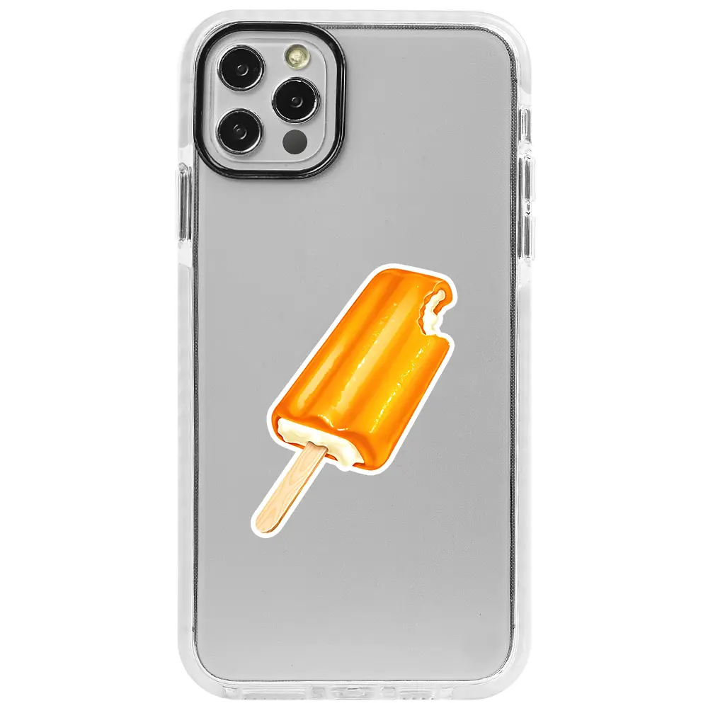 Apple iPhone 12 Pro Max Beyaz Impact Premium Telefon Kılıfı - Dondurma