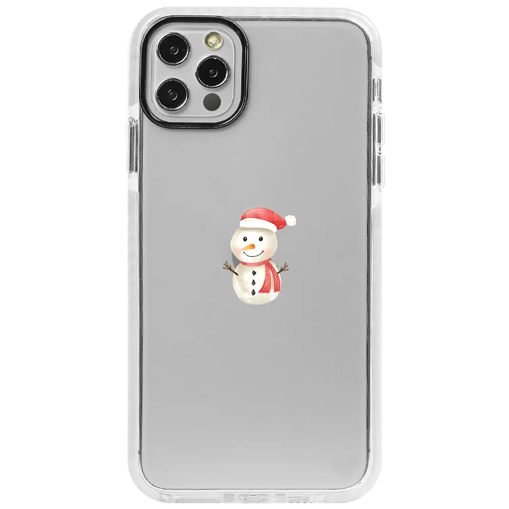 Apple iPhone 12 Pro Max Beyaz Impact Premium Telefon Kılıfı - Snowman