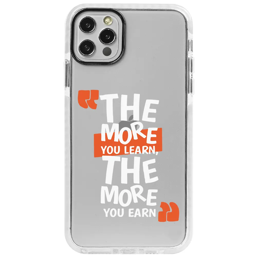 Apple iPhone 12 Pro Max Beyaz Impact Premium Telefon Kılıfı - The More