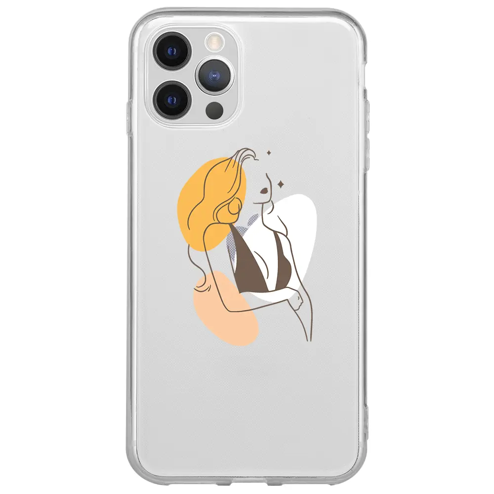Apple iPhone 12 Pro Max Şeffaf Telefon Kılıfı - Dream Girl