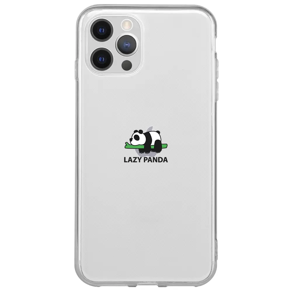 Apple iPhone 12 Pro Max Şeffaf Telefon Kılıfı - Lazy Panda