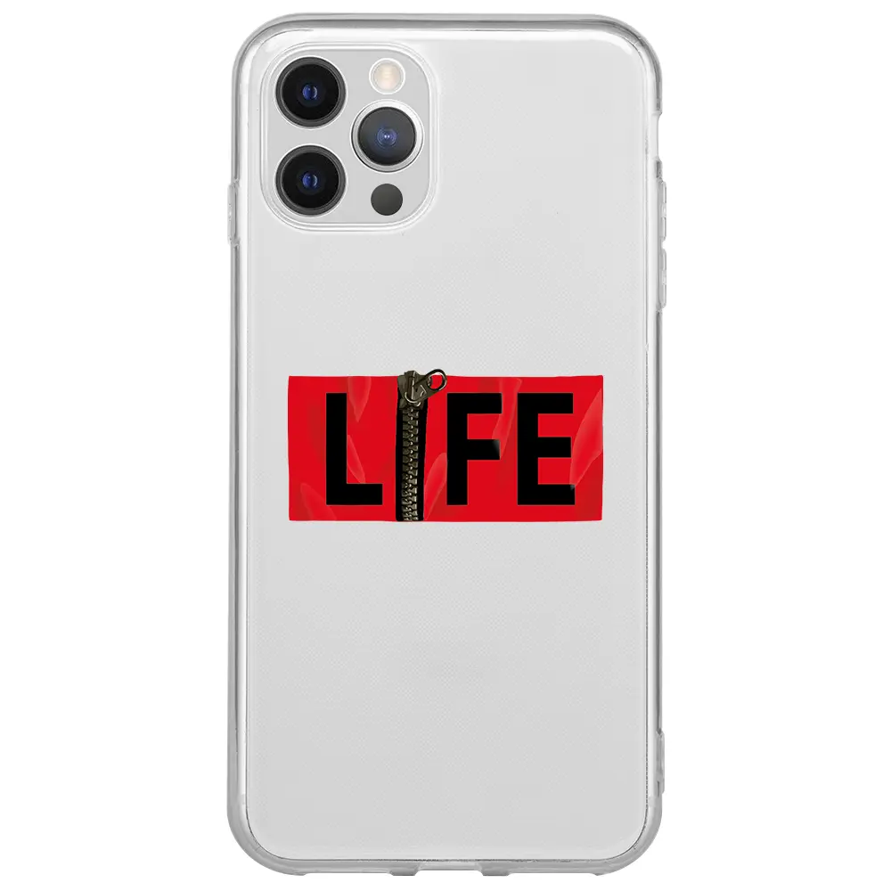 Apple iPhone 12 Pro Max Şeffaf Telefon Kılıfı - Life