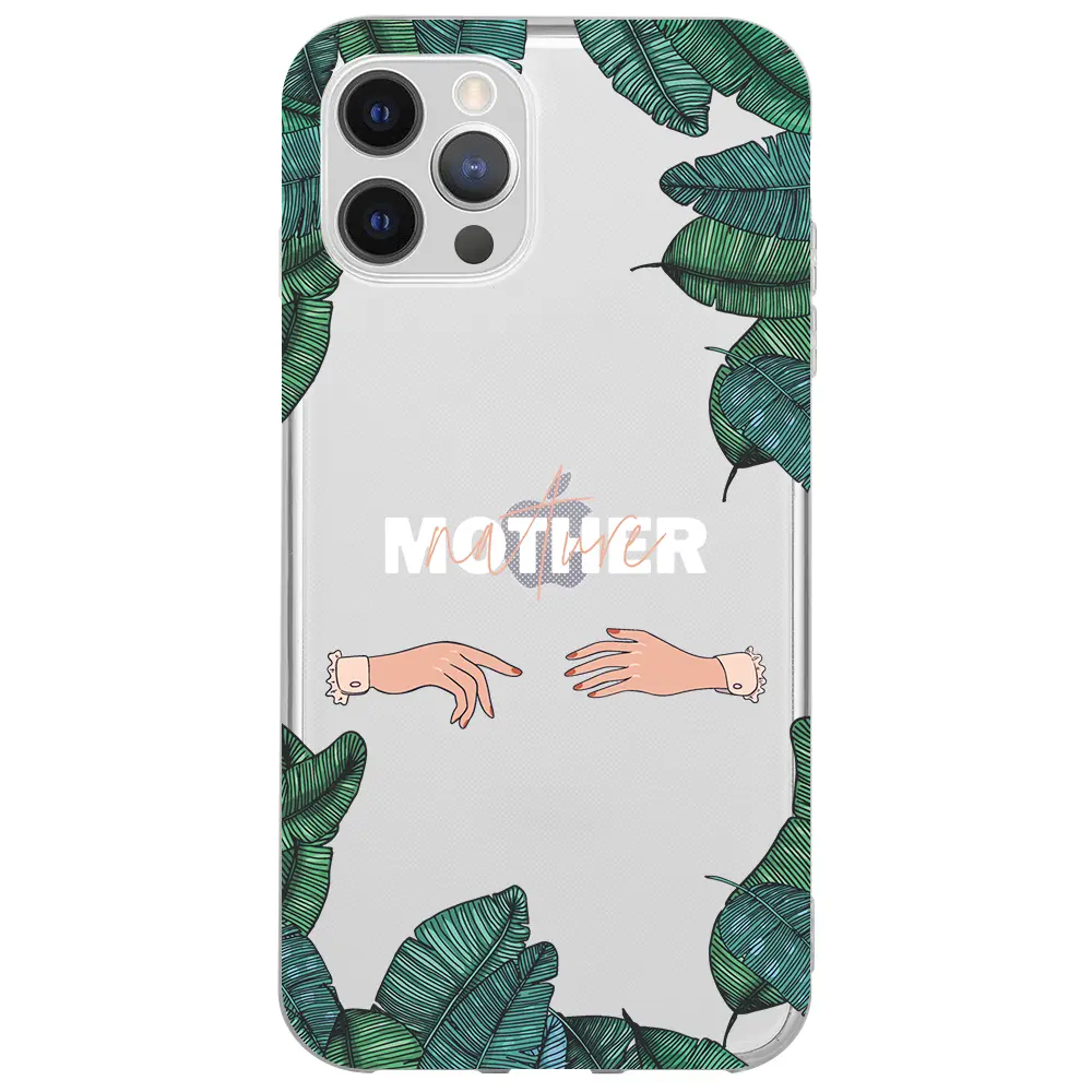 Apple iPhone 12 Pro Max Şeffaf Telefon Kılıfı - Nature Mother